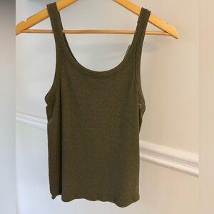 American Eagle Outfitters Dark Green Tank Top
